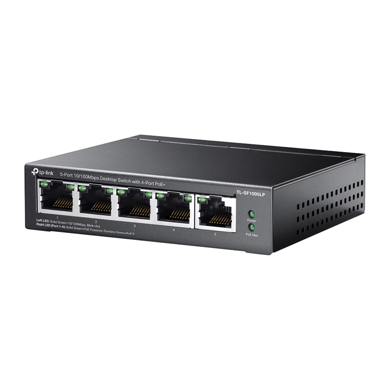 تصویر سوئیچ شبکه 4 پورت تی پی لینک مدل TL-SF1005LP